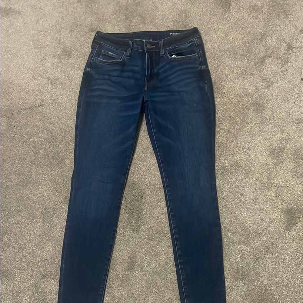 Arizona Jean Company Blue Skinny Jeans Classic Fit Mid Rise